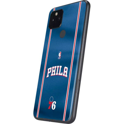 NBA Philadelphia 76ers Jersey Google Pixel 5a Skin